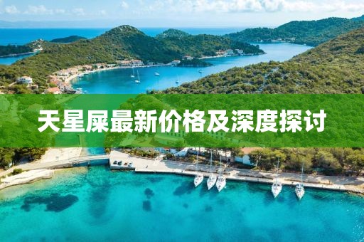 天星屎最新價(jià)格及深度探討