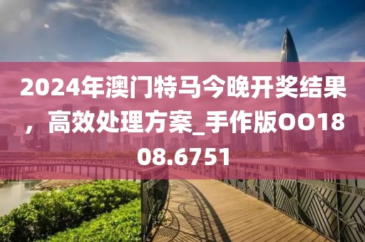 2024年澳門特馬今晚開獎結果，高效處理方案_手作版OO1808.6751