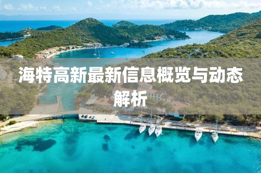 海特高新最新信息概覽與動態(tài)解析