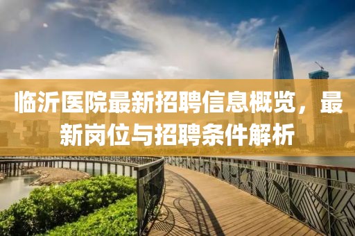 臨沂醫(yī)院最新招聘信息概覽，最新崗位與招聘條件解析