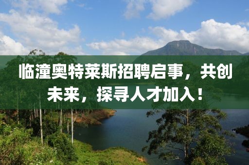 臨潼奧特萊斯招聘啟事，共創(chuàng)未來，探尋人才加入！