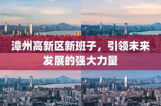 漳州高新區(qū)新班子，引領(lǐng)未來(lái)發(fā)展的強(qiáng)大力量
