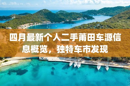 四月最新個人二手莆田車源信息概覽，獨特車市發(fā)現(xiàn)