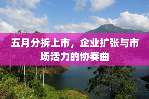 五月分拆上市，企業(yè)擴張與市場活力的協(xié)奏曲