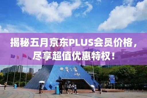 揭秘五月京東PLUS會員價格，盡享超值優(yōu)惠特權(quán)！