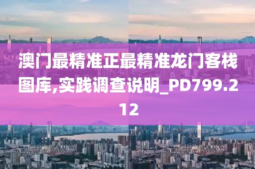 澳門(mén)最精準(zhǔn)正最精準(zhǔn)龍門(mén)客棧圖庫(kù),實(shí)踐調(diào)查說(shuō)明_PD799.212