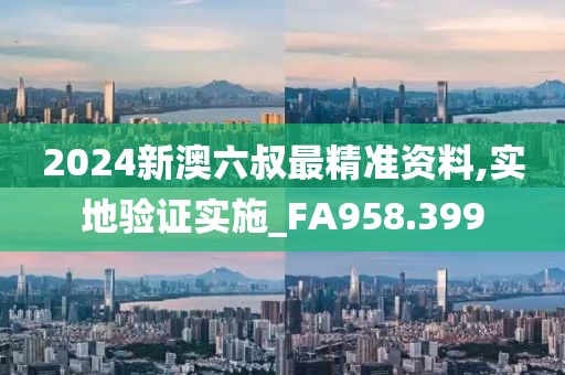2024新澳六叔最精準資料,實地驗證實施_FA958.399