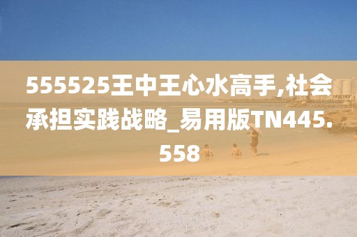 555525王中王心水高手,社會承擔(dān)實踐戰(zhàn)略_易用版TN445.558