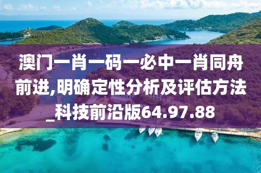 澳門一肖一碼一必中一肖同舟前進(jìn),明確定性分析及評估方法_科技前沿版64.97.88